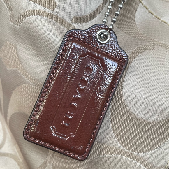 Coach Carly signature canvas shoulder/Tote GUC - Picture 13 of 15